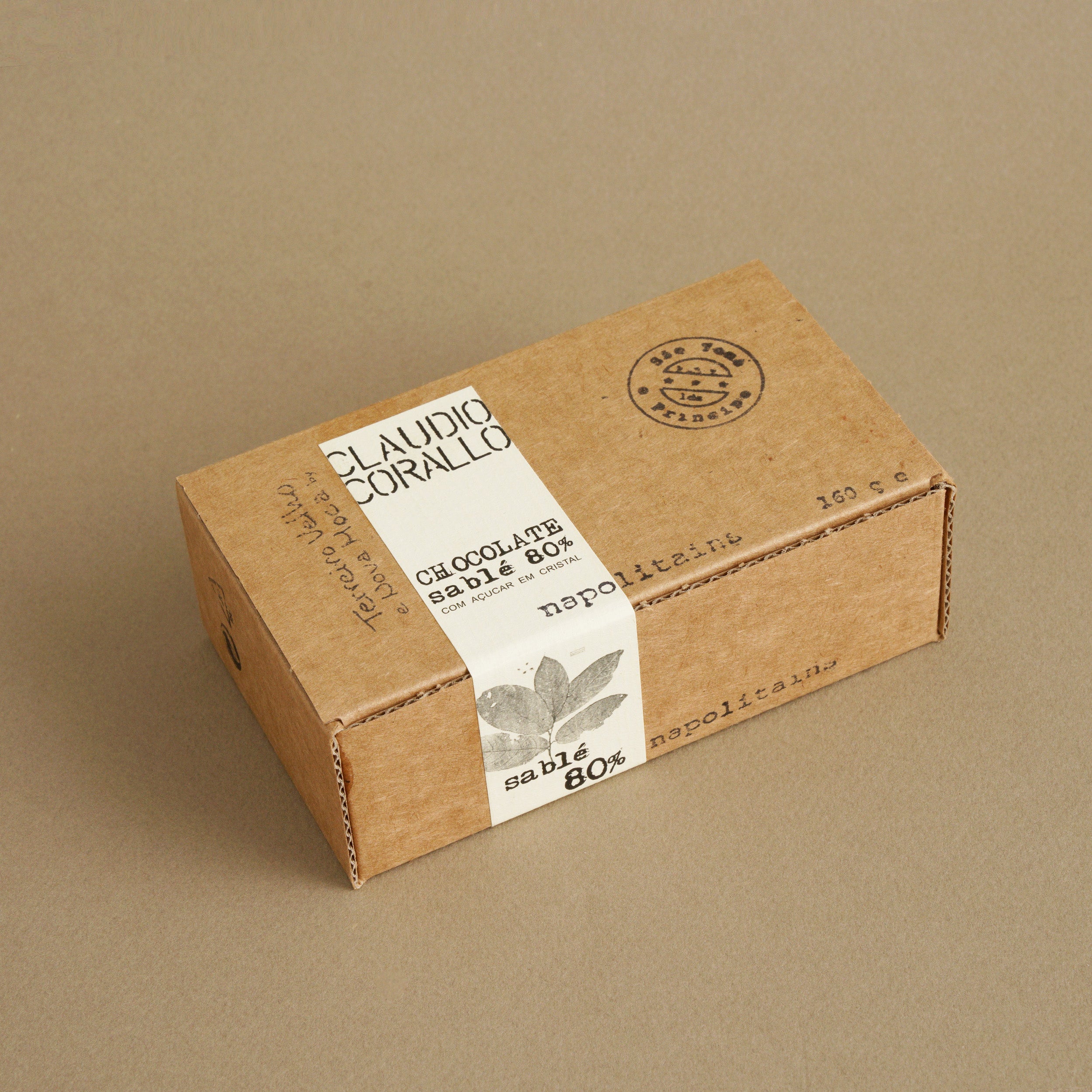 80% Chocolate with sugar crystals – Alegio Chocolaté / Claudio Corallo